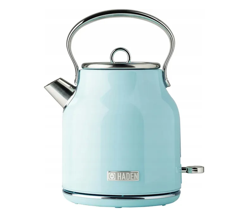 Fierbator de apa HADEN HAD209160, 1.7 l, 3000 W, Filtru inclus, Indicator nivel apa (Turcoaz)