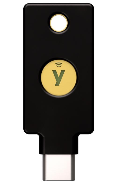 Dispozitiv criptografic securizat tip token, Yubico Security Key C NFC, USB-C