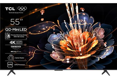 Televizor Mini LED TCL 139 cm (55inch) 55C69KS, Ultra HD 4K, Smart TV, WiFi, CI+