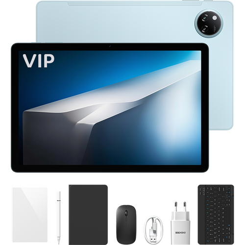 Tableta Doogee Tab A9 Pro+ VIP, Procesor Unisoc T7200 Octa-Core, Ecran IPS 90Hz 11inch, 6GB RAM, 128GB Flash, Wi-Fi, Bluetooth, 13MP, Android 15 (Albastru)