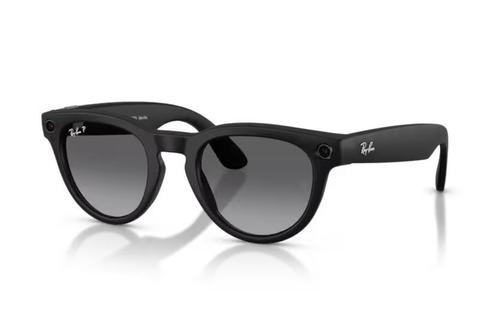 Ochelari Smart Ray-ban META Headliner Matte Gen 2 RW4013 601ST3 50-23, High Bridge Fit, Wi-Fi 6, Bluetooth, Aparat foto cu filmare, Asistent vocal, 32GB Flash, Meta AI integrat, Lentile Polarizate cu Gradient Grafit (Negru)