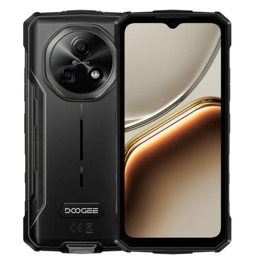 Telefon Mobil Doogee Fire 7, Procesor Dimensity 6300 Octa Core, Ecran IPS LCD 6.6inch, 4GB RAM, 256GB Flash, Camera Duala 64 + 2 MP, Wi-Fi, 5G, Dual Sim, Android (Negru/Gri)