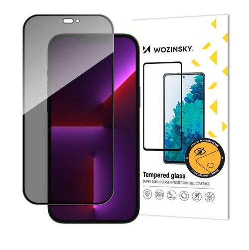 Folie Sticla Wozinsky Privacy AntiSpy pentru Apple iPhone 14 Pro Max (Negru)