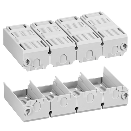 Acoperire borne V scurta Schrack MX290781 pentru intreruptoare automate compacte MX2 cu 4 poli
