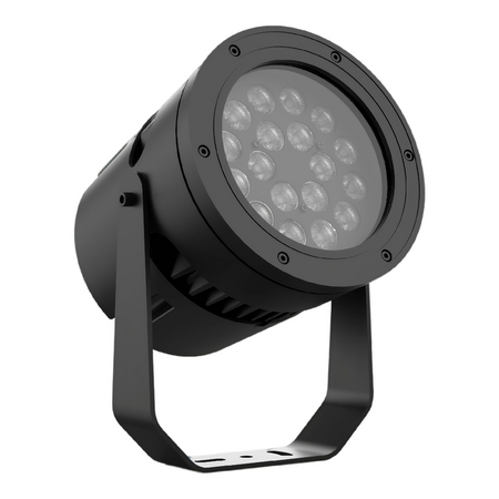 Proiector LED LEDVANCE Floodlight Round 36 W 830 SYM45 BK, 2880 lm, 3000 K, IP66, 45°, negru
