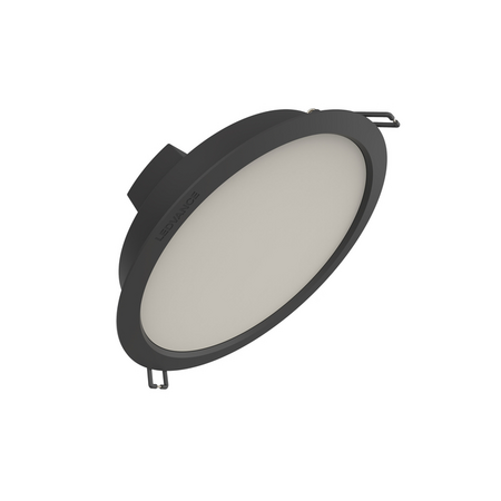 Downlight LED LEDVANCE DL IP44 DN DN 165 13 W 840 1495 lm BK, 4000 K, 100°, negru