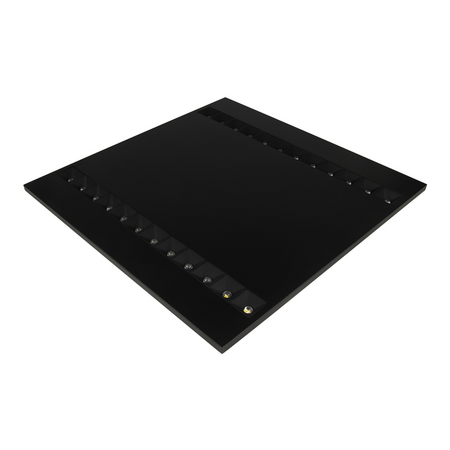 Panou LED LEDVANCE PANEL LOUVER 600 V 27,5 W 840 U16 BK DALI, 4000 lm, 4000 K, IP20, 80°, negru, dimabil
