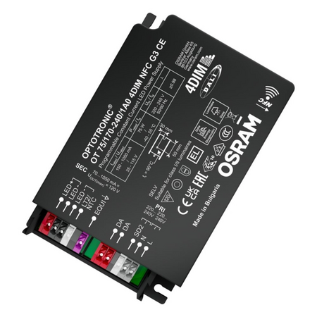 Driver LED Ledvance (Osram)  OT 75/170-240/1A0 4DIM NFC G3 CE, 75,00 W, 220-240 V, 150 mA, IP20, dimabil