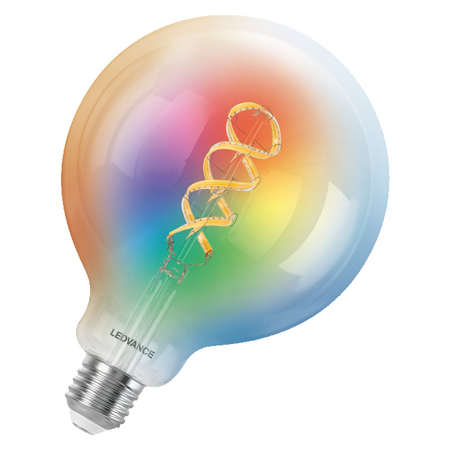Bec LED LEDVANCE SMART+ MATTER Filament Multicolor Classic 4,8 W E27, 470 lm, 6500 K, 320°