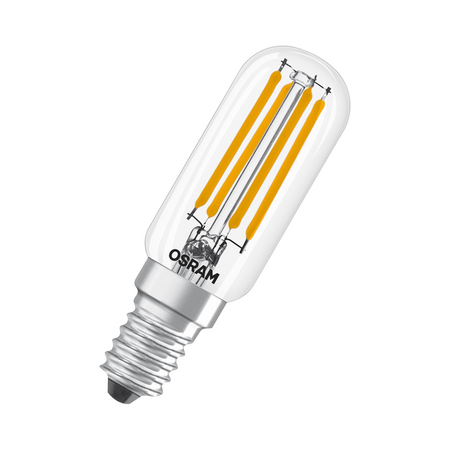 Bec LED Ledvance (Osram)  LED Special T26 40 300° Filament DIM 4,8 W 827 Clear E14, 470 lm, 2700 K, transparent, dimabil