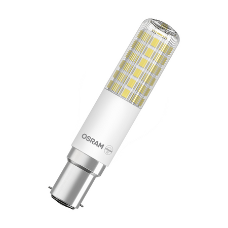 Bec LED Ledvance (Osram)  LED T Slim 75 320° DIM 8 W 827 Clear B15d, 1055 lm, 2700 K, transparent, dimabil