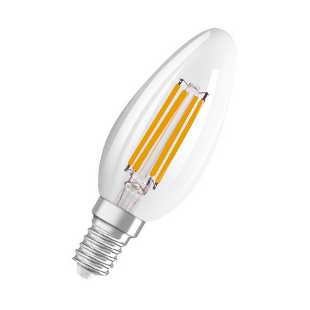 Bec LED Ledvance (Osram)  LED Superstar Plus Classic B 40 Filament Glow DIM 4 W 822-827 E14, 470 lm, 2700 K, 300°, dimabil