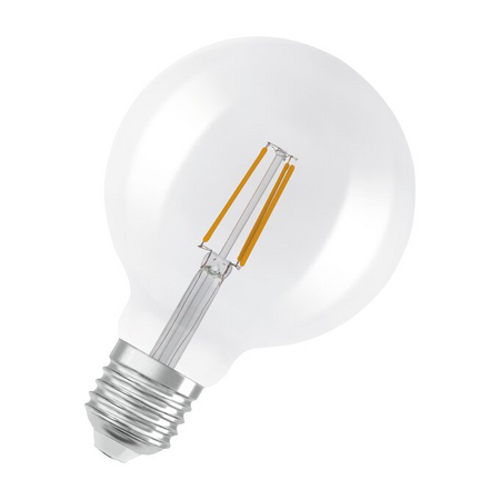 Bec LED Ledvance (Osram)  LED Superstar Plus Classic Globe 125 60 Filament Glow DIM 7 W 822-827 E27, 806 lm, 2700 K, 320°, dimabil