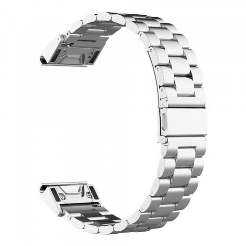 Curea Techsuit W010 pentru Garmin Watch Fenix / Forerunner Series, 22mm, Argintiu