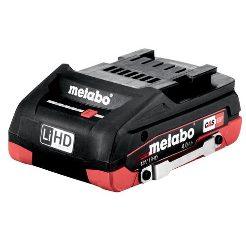 Acumulator Metabo 18V 4,0Ah LiHD, 72Wh, 580g