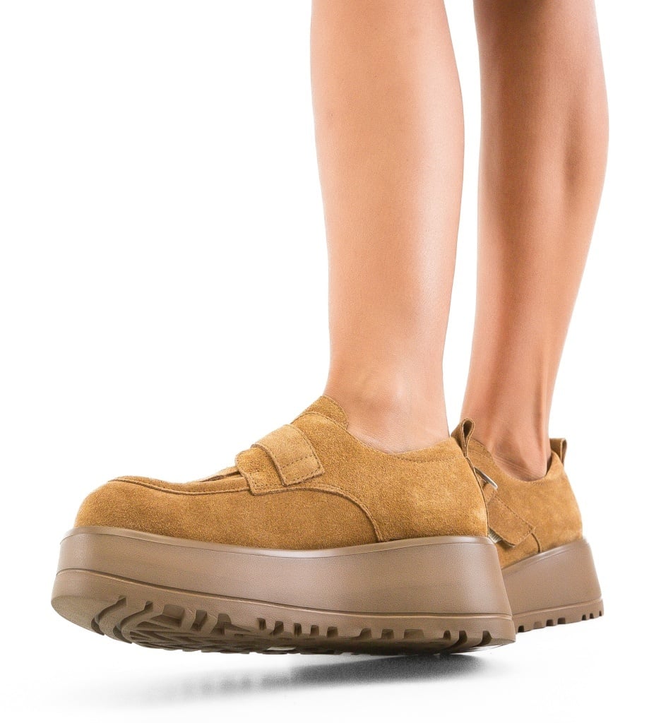 Pantofi Casual Hussein Camel