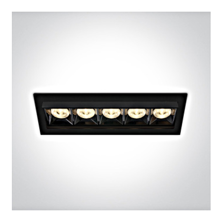 Troja L LED 20W 1600lm 3000K 38° 220-240V IP20 negru