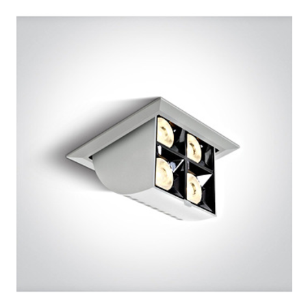 Troja Q LED 16W 1280lm 3000K 38° 220-240V IP20 alb