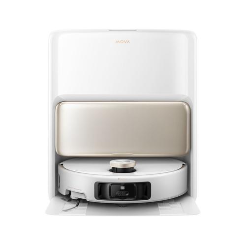 Aspirator robot cu mop MOVA V50 Ultra Complete, 24000Pa, Auto-curatare, Statie inteligenta cu rezervoare 4/3.5 L, Recipient colectare 3.2 l (Alb)
