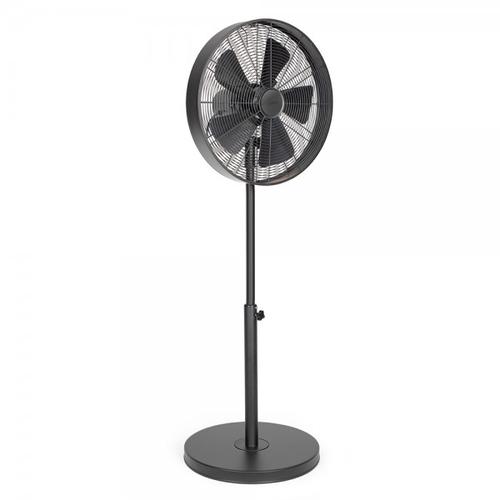 Ventilator cu picior Livoo DOM489, 50W, 3 viteze, corp metalic, 5 lame, Inaltime reglabila, oscilatie orizontala (Negru)
