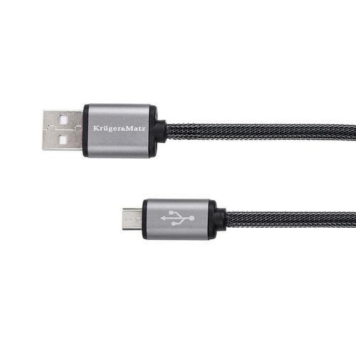 Cablu USB TATA - micro USB TATA OTG 0.2 M Kruger&Matz