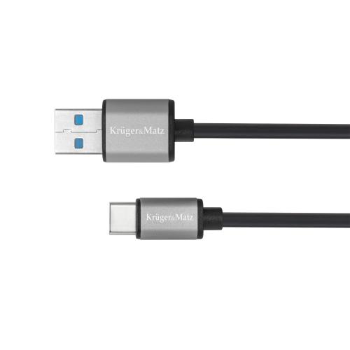 Cablu USB 3.0 - USB tip C Kruger&Matz, 5G, 1 metru