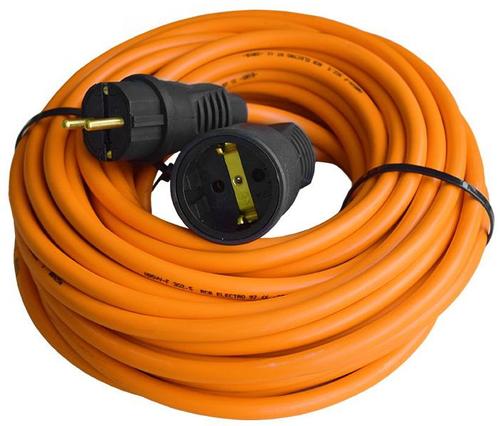 Prelungitor OEM PS25-1X15, 1 priza, 15 m (Portocaliu)