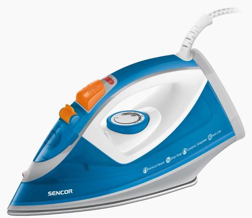 Fier de calcat cu aburi Sencor SSI 7710BL, Talpa ceramica, 2400 W (Albastru)