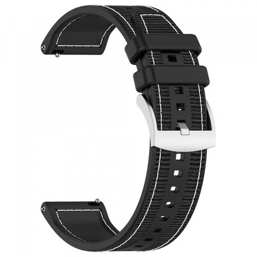 Curea Techsuit W051 pentru Huawei Watch / Xiaomi Watch Series, 22mm, Negru