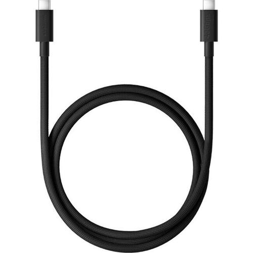 Cablu de date Xiaomi BHR087BGL, 6A, USB-C la USB-C, USB4, 1m (Negru)