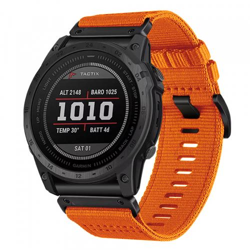 Curea Smartwatch Techsuit W070 pentru Garmin Instinct / Approach / Fenix Watch Series, 20mm (Portocaliu)