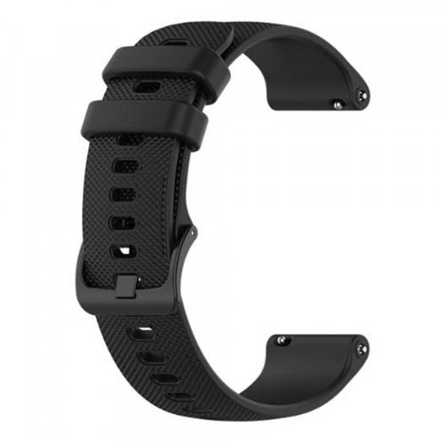 Curea Techsuit W006 pentru Huawei Watch / Garmin Watch Series, 18mm, Negru