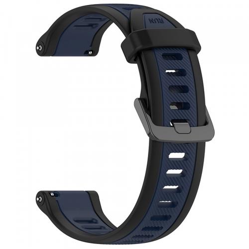 Curea Techsuit W053 pentru Huawei Watch / Garmin Watch Series, 18mm, Albastru