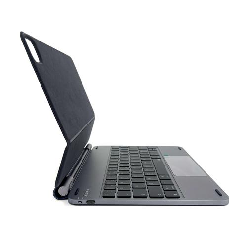 Husa cu tastatura Dviced DV530003 Magnetic pentru Apple iPad Air 10.9/Air 11/Pro 11, Layout US (Gri)