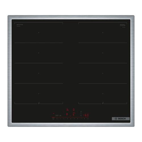 Plita incorporabila Bosch Seria 6 PXX645HC1E, Inductie zonata, 60 cm, 4 zone (Negru)