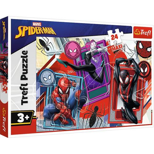 Puzzle Trefl din 24 maxi piese - Simturile lui Spiderman