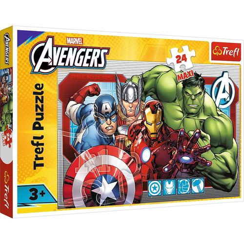 Puzzle Trefl cu 24 de piese maxi - Marvel Avengers