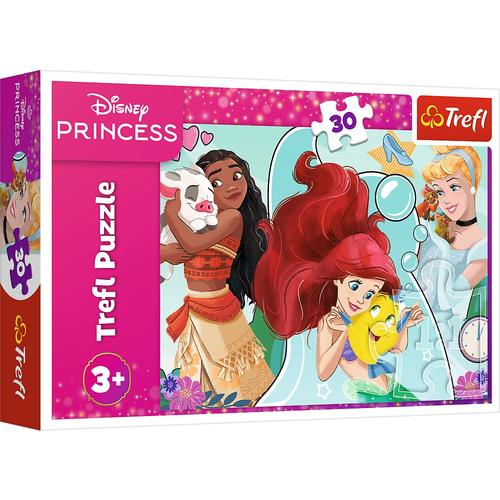 Puzzle Trefl din 30 piese- Frumoasele și curajoasele printese Disney