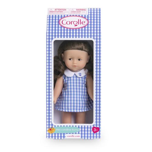 Papusa Corolle Ltc Mini Corolline Romy rochita albastra, 20 cm