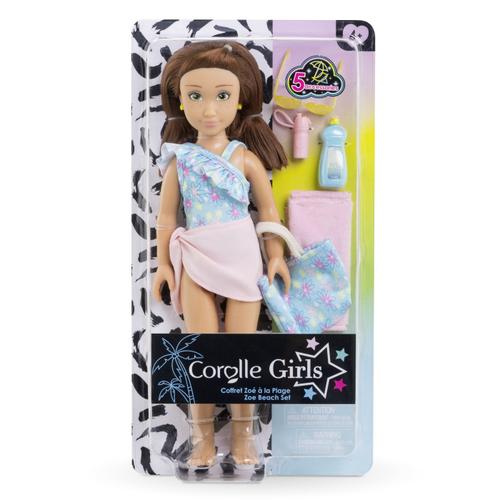 Papusa Corolle ZOE, set de plaja, 28cm
