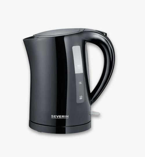 Fierbator de apa Severin WK 3498, 1.5 l, 2200 W, Oprire automata (Negru)