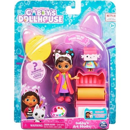 Set 3 figurine interactive Spin Master Gabby's Dollhouse Art Studio cu accesorii, 3 ani+