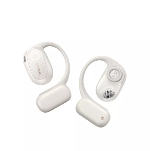 Casti alergare True Wireless Baseus Bowie MF1, Open-Ear, Bluetooth 5.4, IPX4 (Alb)
