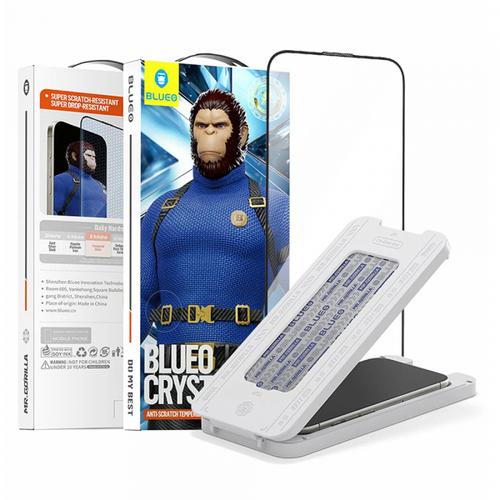 Folie de protectie Ecran Blueo Crystal Anti-Scratch Applicator pentru Apple iPhone Air, Sticla Securizata, Full Glue