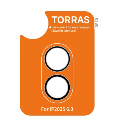 Folie de protectie Camera Spate Torras Lensguard pentru Apple iPhone 17, Sticla Securizata