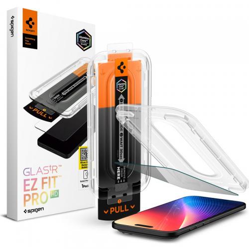 Folie de protectie Ecran Privacy Spigen GlastR EZ FIT Pro pentru Apple iPhone Air, Sticla Securizata, Full Glue