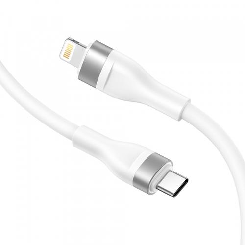 Cablu Date/Incarcare Lito LD02CL, USB-C - Lightning, 30W, 1.2m