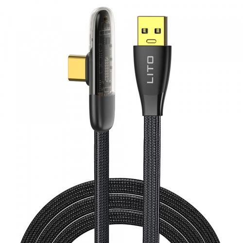Cablu Date/Incarcare Lito LD11C, USB-A - USB-C, 18W, 1m