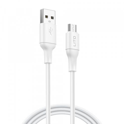 Cablu Date si Incarcare USB-A - microUSB Lito LD06V, 18W, 1m