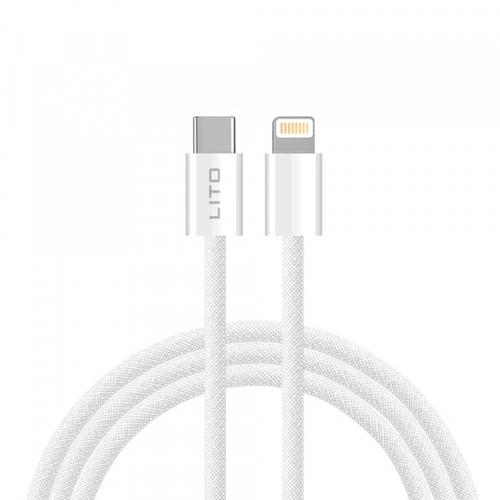 Cablu Date si Incarcare USB-C - Lightning Lito LD04CL, 27W, 1m